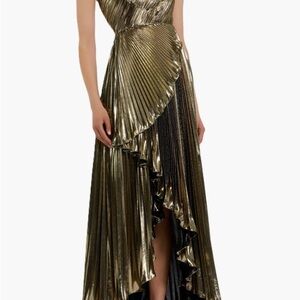 Elegant Gold Evening Dress